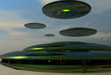 Gelandetes UFO