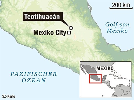 Teotihuacan - Karte
