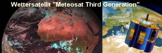 Moderner Wetterbeobachtungssatellit "Meteosat - Third Generation", MTG