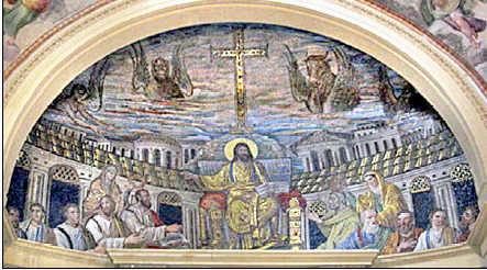 Kosmisches Kreuz - Santa Pudenziana Rom